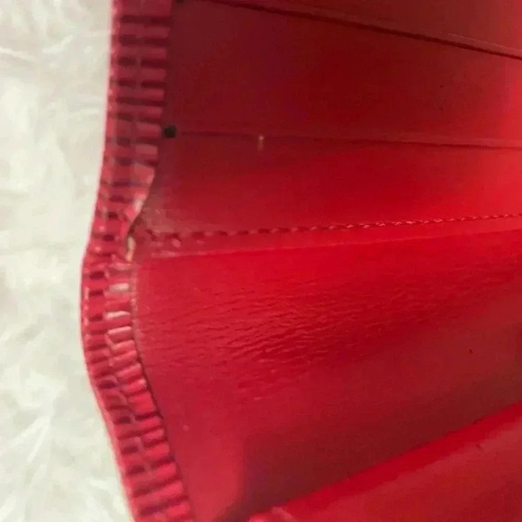 Louis Vuitton Red Epi International Wallet - Picture 7 of 14